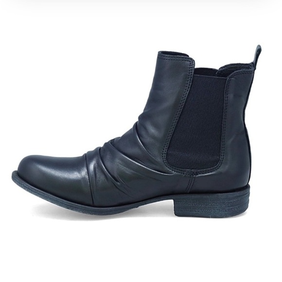 Miz Mooz Womens Lissie Black Genuine Leather Chelsea Boots Size 40 9-9.5 whimsy - Picture 16 of 16